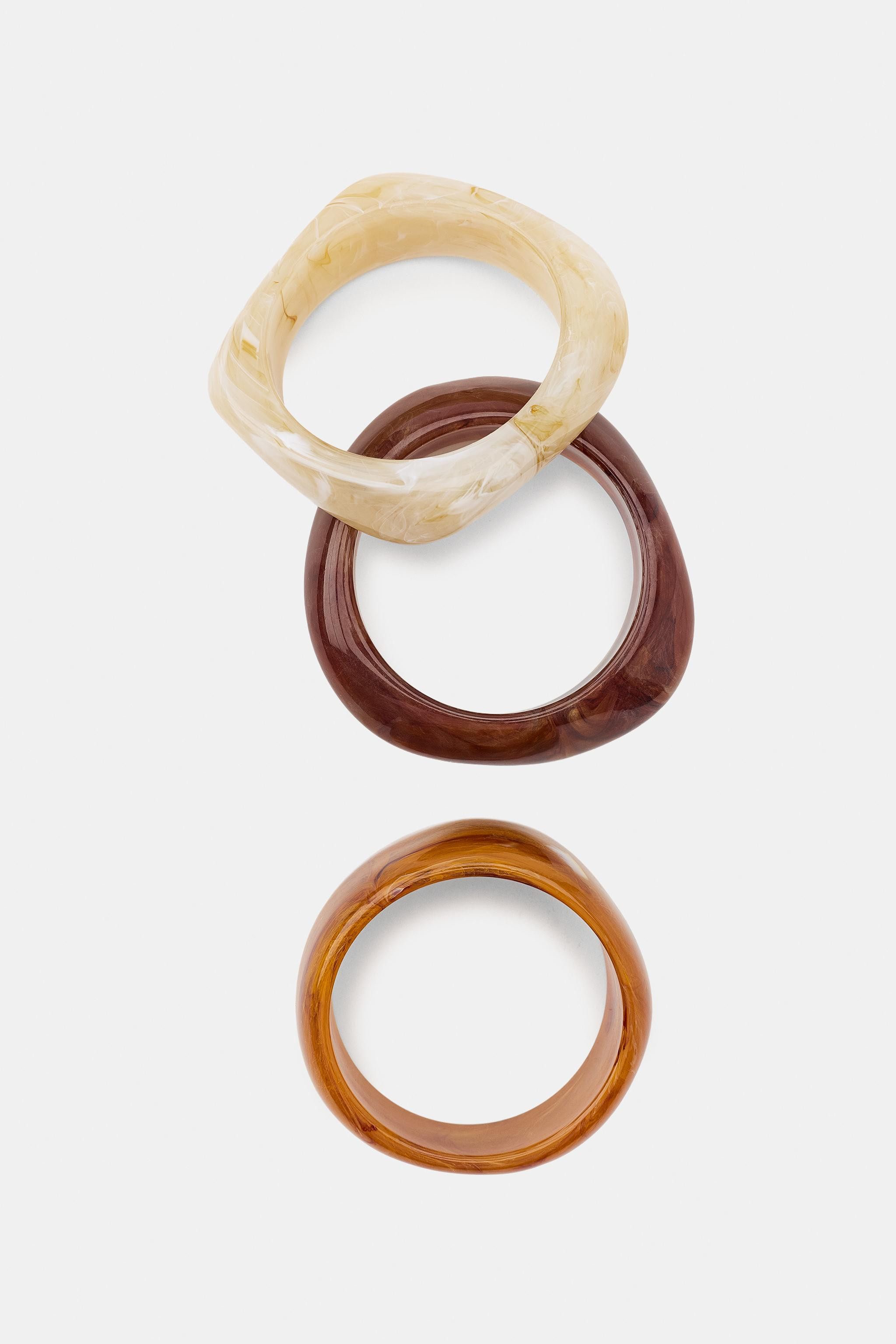 PACK OF 3 RESIN BRACELETS | Zara UK