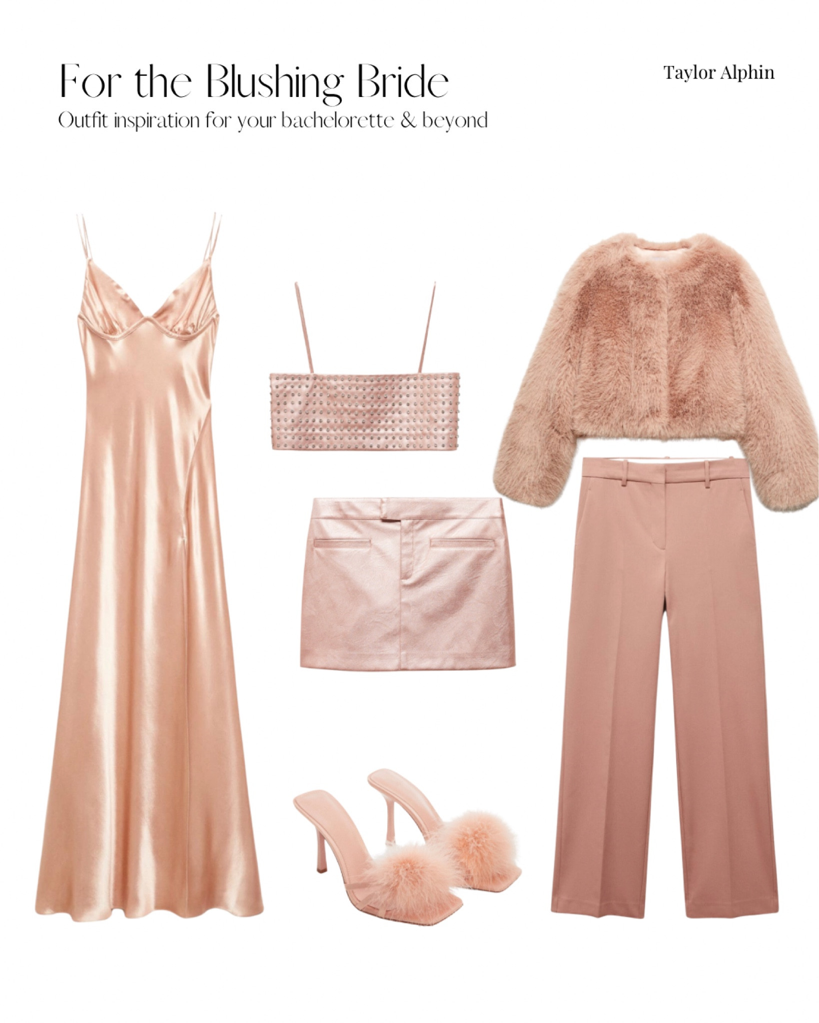 Outfit Inspo for a Bride in Blush!

#BlushOutfits #OutfitInspo #SilkDress #PartyOutfit #Bachelorette #BachParty #Bride #Bridal #WeddingEvents #Weddings #BrideOutfitInspo #BlushPink 

#LTKstyletip #LTKparties #LTKwedding
