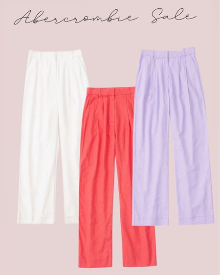 Abercrombie linen pants size xxsp on sale! Super comfy for spring 

#LTKsalealert #LTKSeasonal #LTKunder100