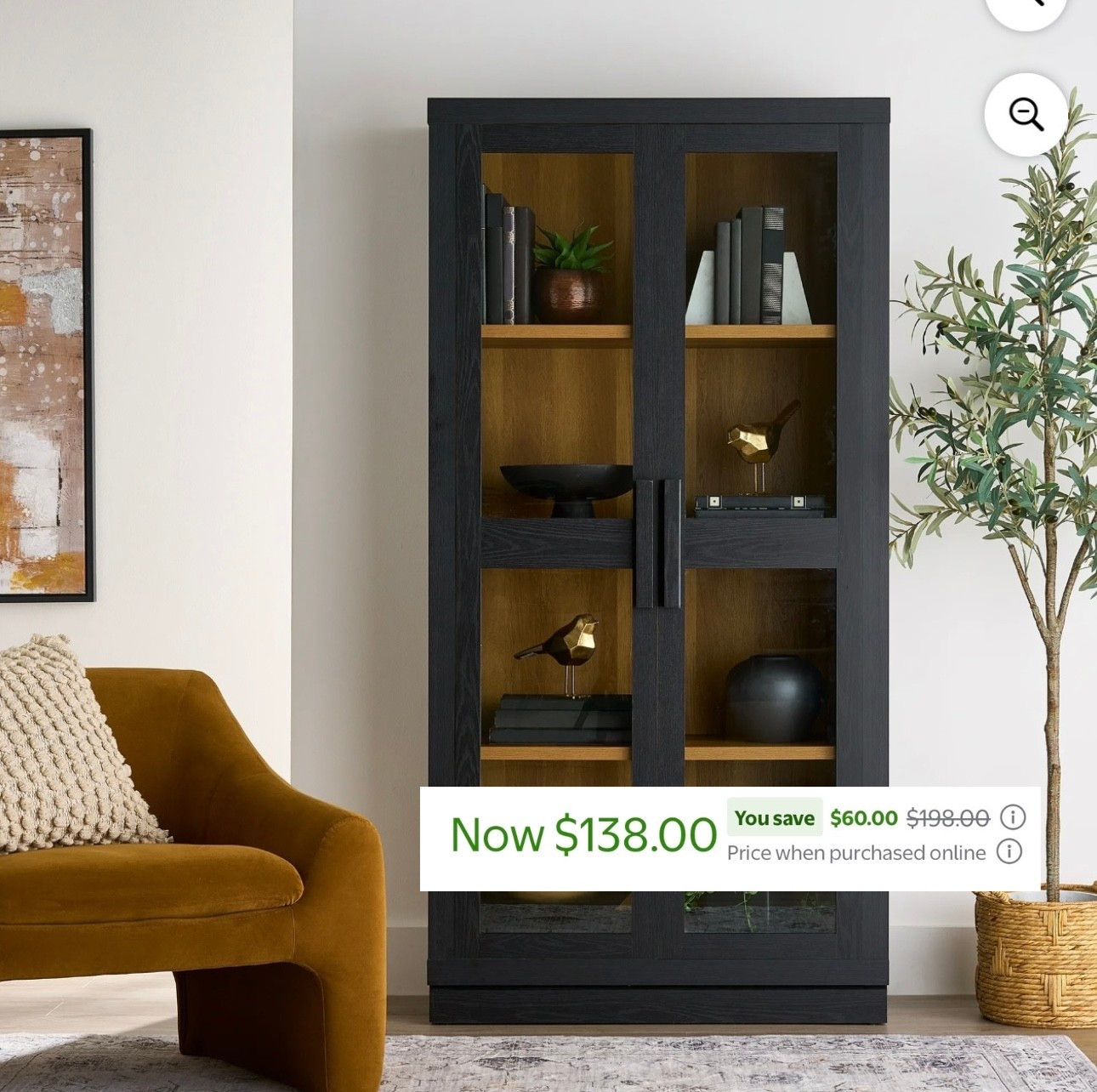 Obsessed with this sleek black storage cabinet 😍 The glass doors + modern design make it perfect for any space — and it’s on sale right now! #LTKHome #StorageGoals #BetterHomesAndGardens

#LTKFindsUnder100 #LTKHome #LTKSaleAlert