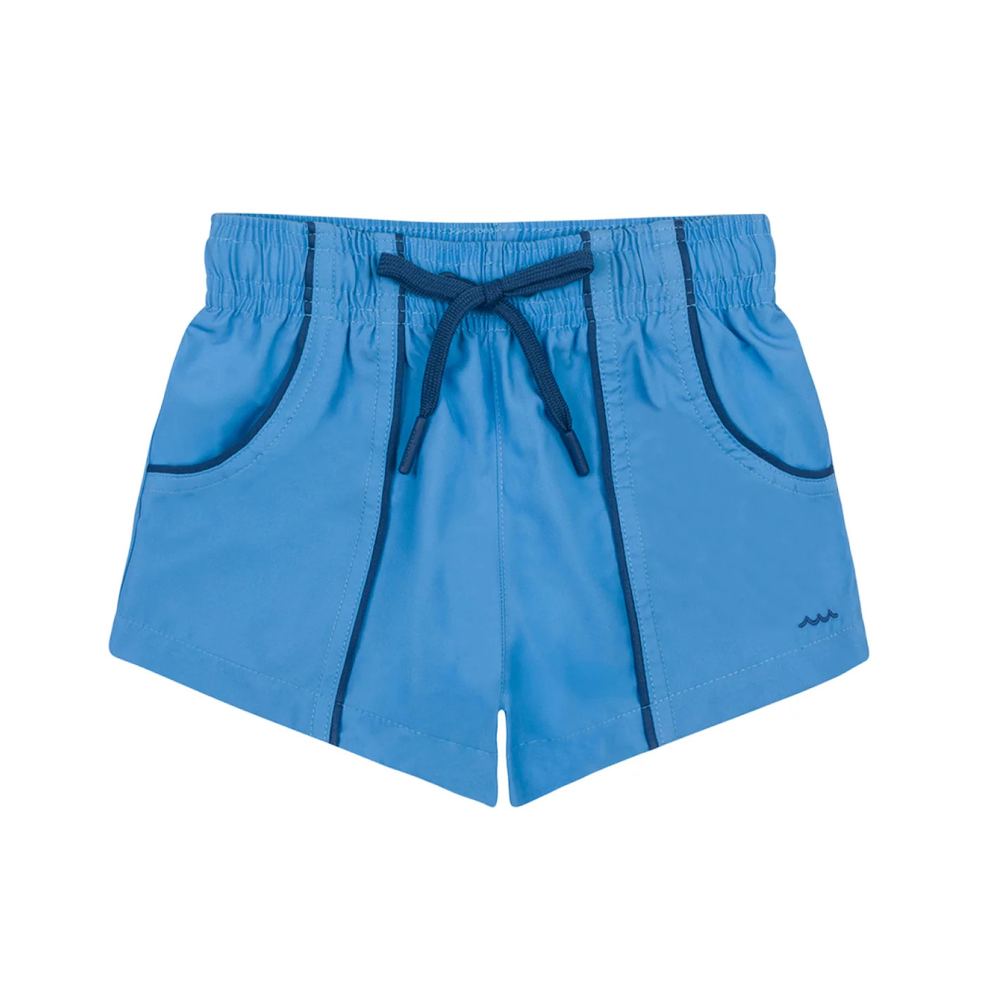 boys balboa blue panelled boardie | Minnow