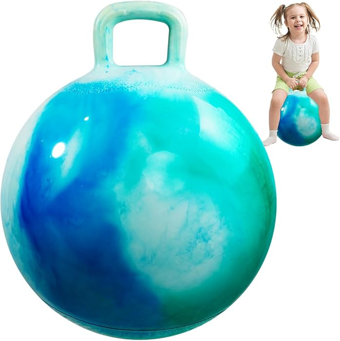INPODAK Hopper Ball 18 Inch Bouncy Ball with Handle for Kids, Hippity Hop Jumping Hopping Toy for... | Amazon (US)