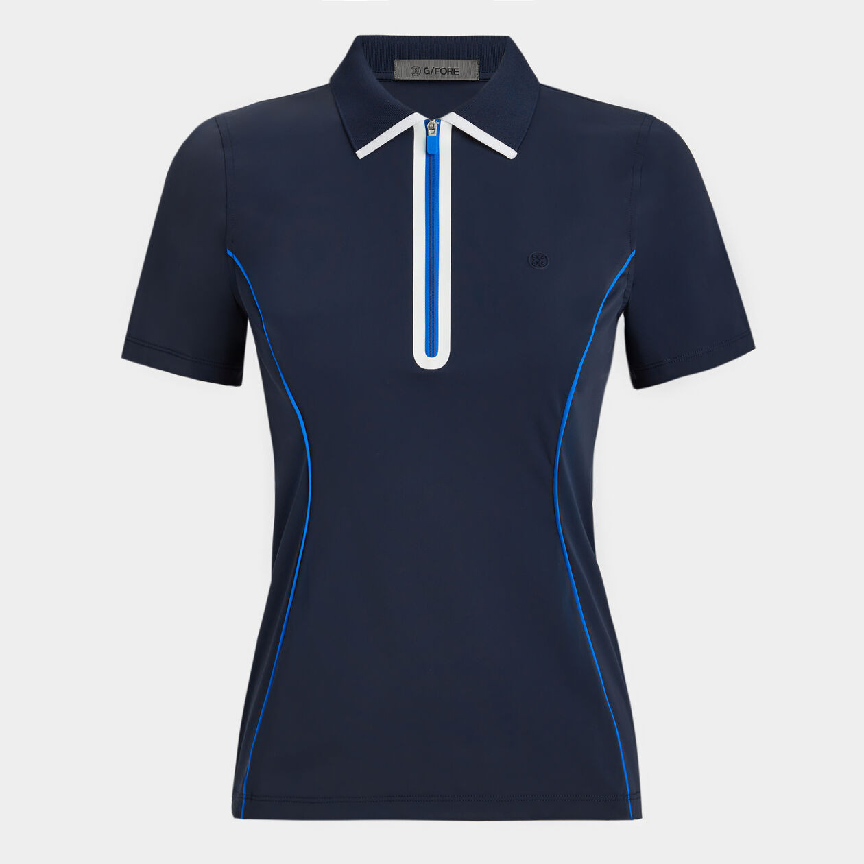 LIGHTWEIGHT WARP KNIT QUARTER ZIP POLO | WOMEN'S POLO SHIRTS | G/FORE | G/FORE | GFORE.com