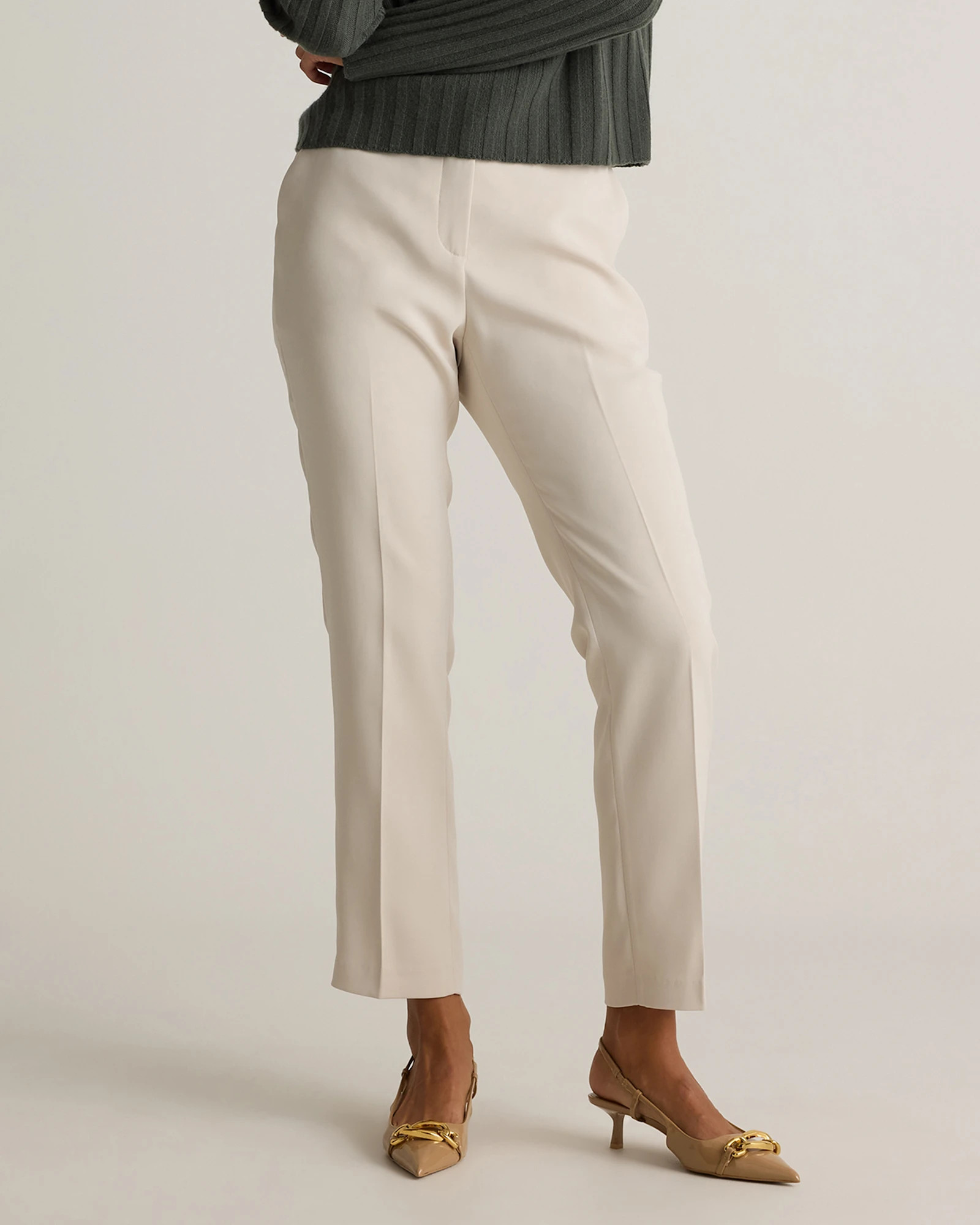 Stretch Crepe Ankle Pants | Quince