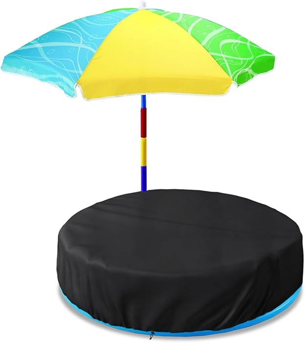 Kids Activity Pool Cover,Outdoor Heavy Duty 600D Waterproof Kiddie Pool Cover for Step2 Play & Sh... | Amazon (US)