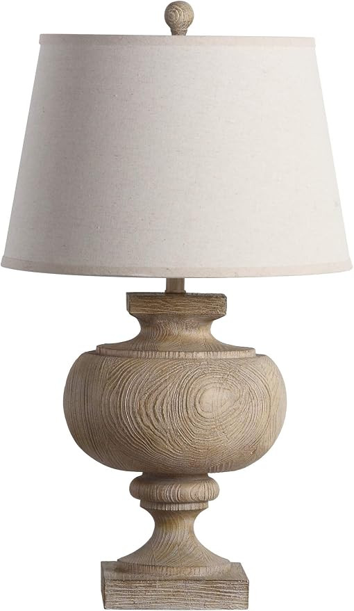 Safavieh TBL4063A Lighting Collection Prescott 31-Inch Table Lamp, Wood Finish | Amazon (US)