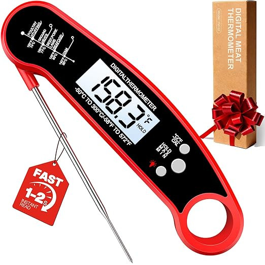Meat Thermometer Digital - Instant Read Food Thermometer for Cooking Grilling, Candy, Air Fryer, ... | Amazon (US)