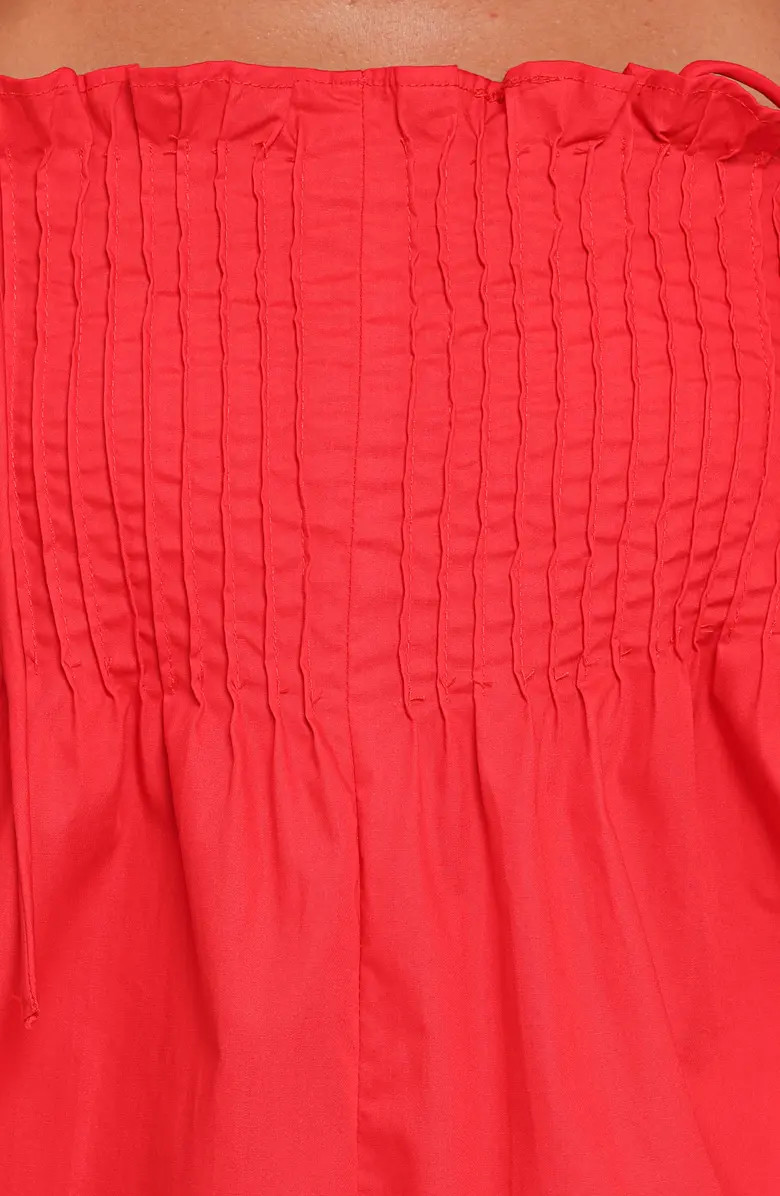 Liora Pleated Romper | Nordstrom