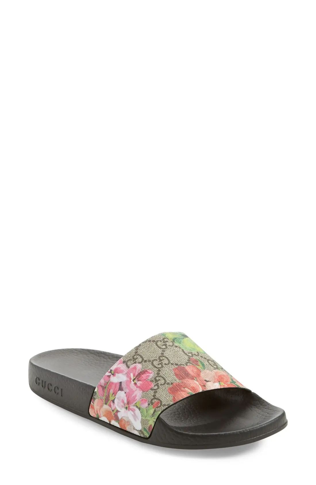 Women's Gucci Slide Sandal, Size 6US - Black | Nordstrom