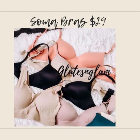 Soma bras are on sale for $29 love the Enbliss wireless and the multi way stay put strapless bra. The bralettes and the longline yoga bras are great for lounging and everyday wear  

#LTKFindsUnder50 #LTKSaleAlert #LTKFindsUnder100
