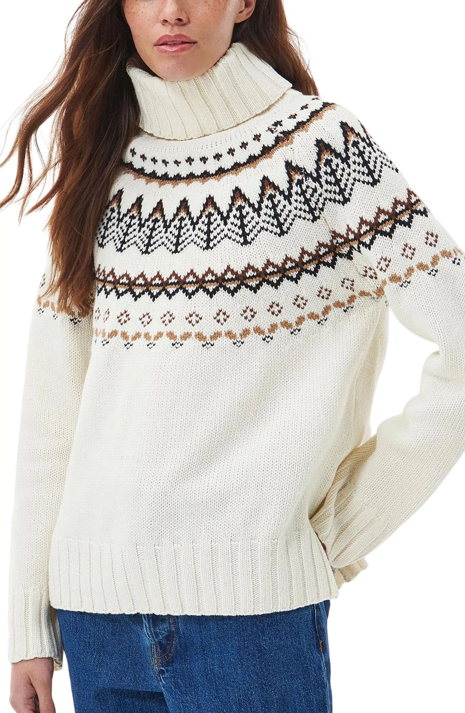 Mersea Fair Isle Wool Blend Turtleneck Sweater | Nordstrom