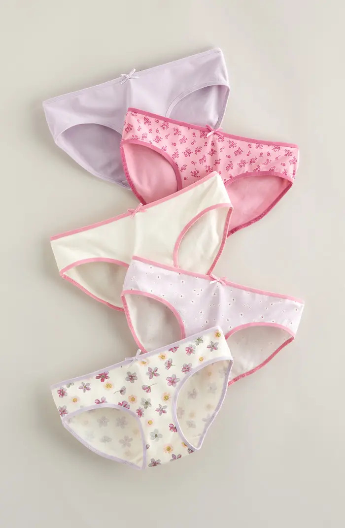 Kids' Assorted 5-Pack Hipster Briefs | Nordstrom