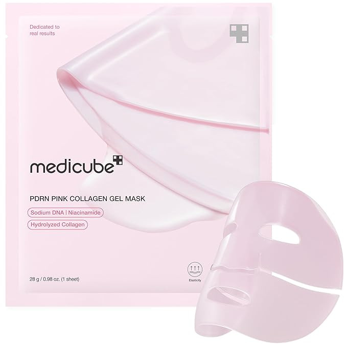 Medicube Salmon DNA PDRN pink collagen jelly gel mask | overnight face mask for glass glow skin- ... | Amazon (US)