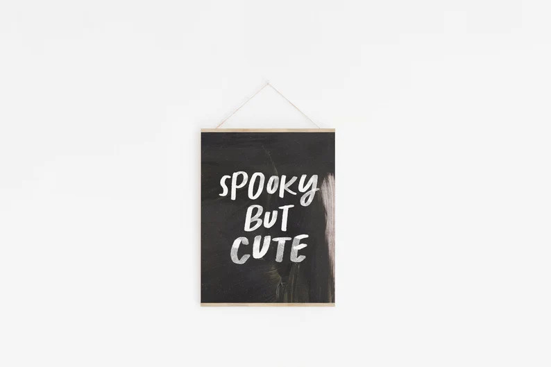 HALLOWEEN PRINTABLE WALL Art, Halloween Decor, Spooky But Cute, Hey Boo, Fall Decor, Decor For Ha... | Etsy (Global)