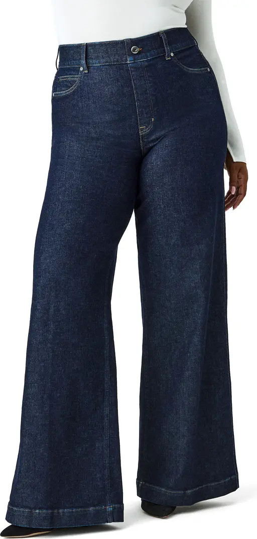 Wide Leg Pull-On Jeans | Nordstrom