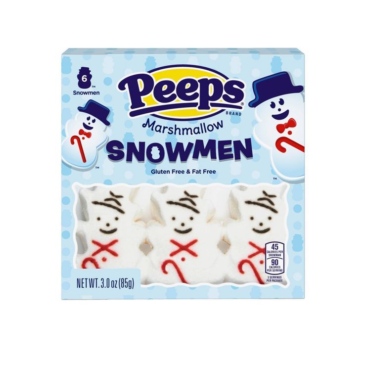 Peeps Snowmen - 3oz/6ct | Target