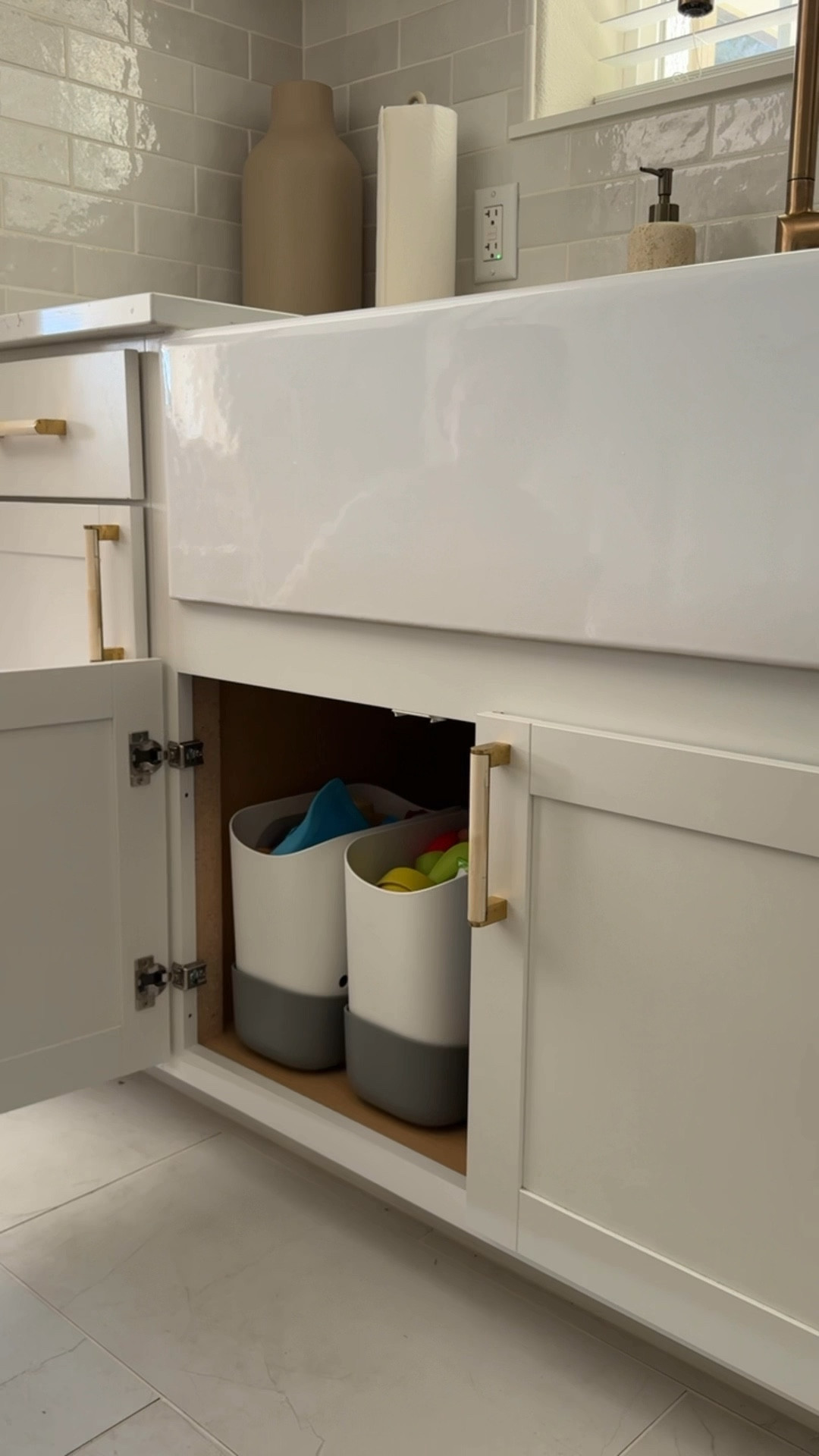 I get so many requests to share the best way to store bath toys. This is something that we battled with for a long time too! 

We tried out a bunch of different ones and this was the clear winner. I like that it’s completely wipeable so that you don’t have to worry about it holding moisture. It also has slots on the bottom so it drains off water and you can use it as a scoop to scoop up your toys. Then you set it in a basin which collects any water so that it doesn’t get water on your floor or your cabinet. It’s slim design makes it easy to store away in your cabinet, your bathtub, or on your bathroom floor. If you have a lot of bath toys, you can buy more than one and they neatly stack next to each other!

| Amazon find, Amazon must have, Amazon mom, organize, organization, toy storage, bath toy storage |

#playroom #organizingtips #organization #organized #organizer #organize #playroomideas #playroomstyling #organizinghacks #playroomfun
#amazon #amazonfinds #amazonmusthaves #amazonprime #amazontoys #amazonmom #toystorage

#LTKBump #LTKKids #LTKBaby