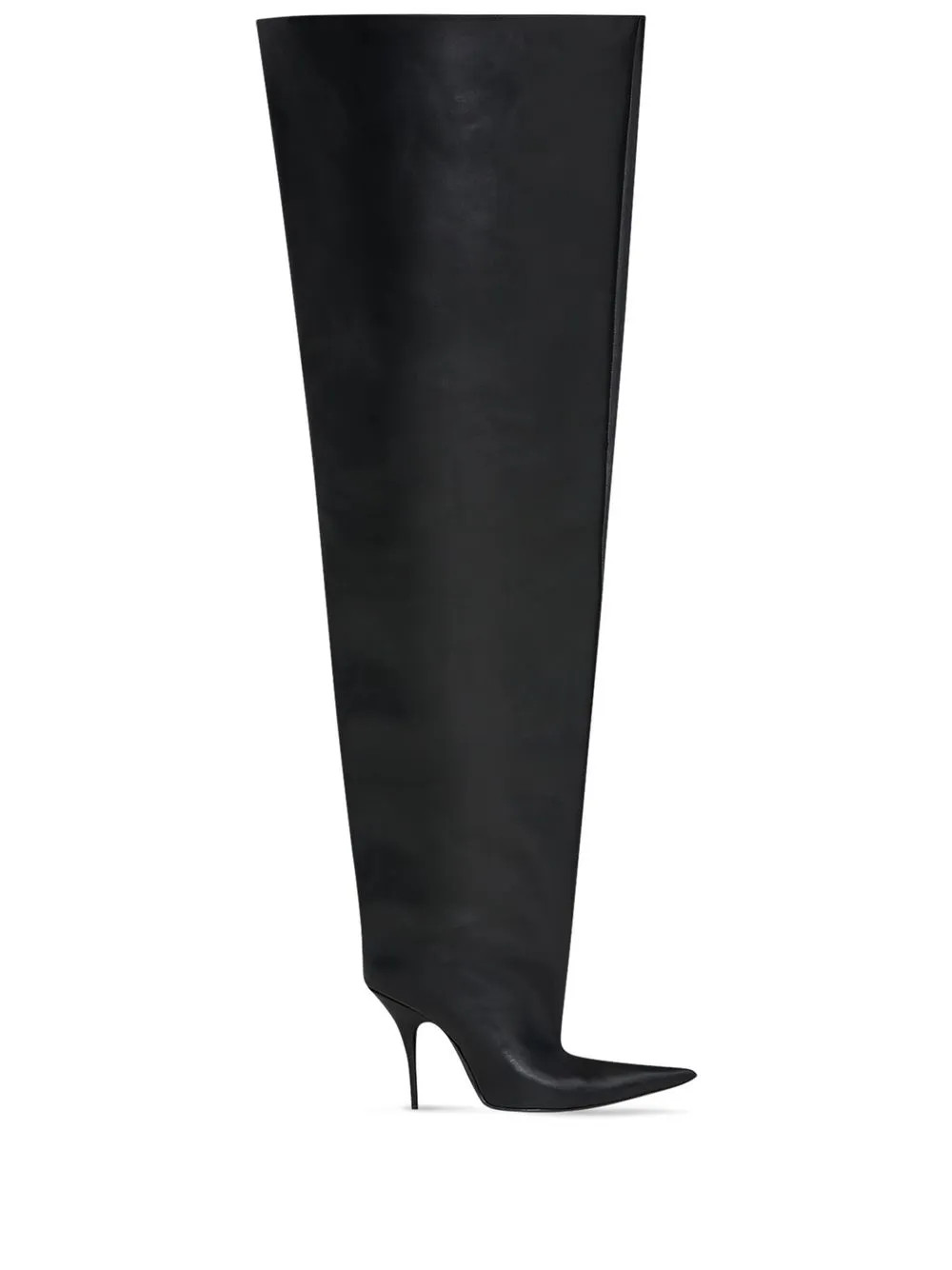 Balenciaga Waders 110mm thigh-high Boots - Farfetch | Farfetch Global