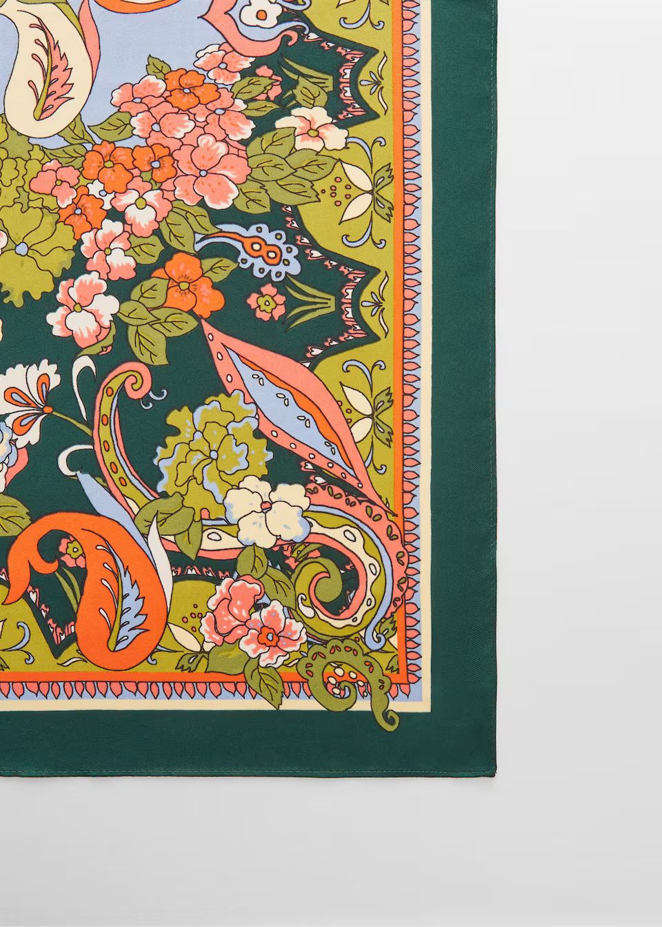 Floral printed scarf -  Women | Mango USA | MANGO (US)
