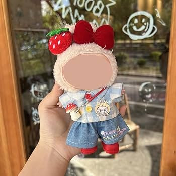Clothes Set Compatible for Labubu Doll, Hat Suit Ornaments Accessories Set for 17cm/6.7inch Doll ... | Amazon (US)