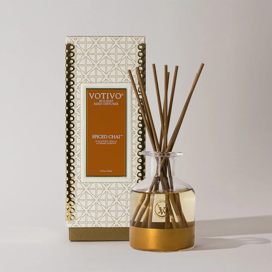 Spiced Chai Holiday Reed Diffuser | Votivo