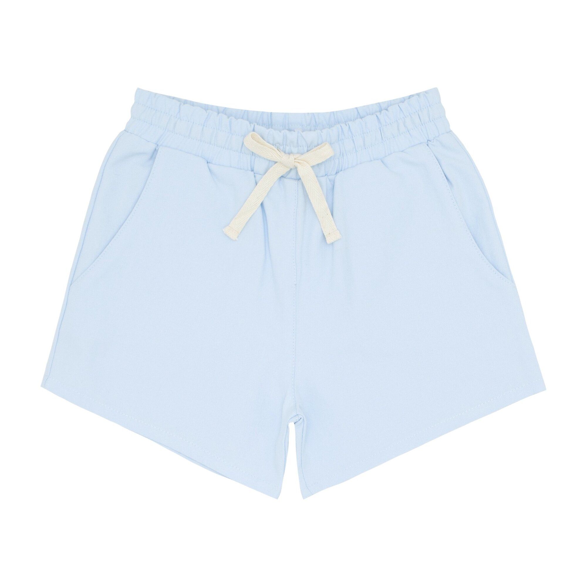 Boys Light Blue Canvas Short | Maisonette