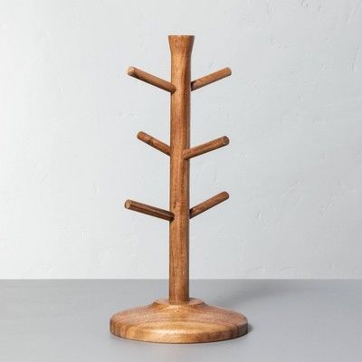 15" Wood Mug Tree Brown - Hearth & Hand™ with Magnolia | Target
