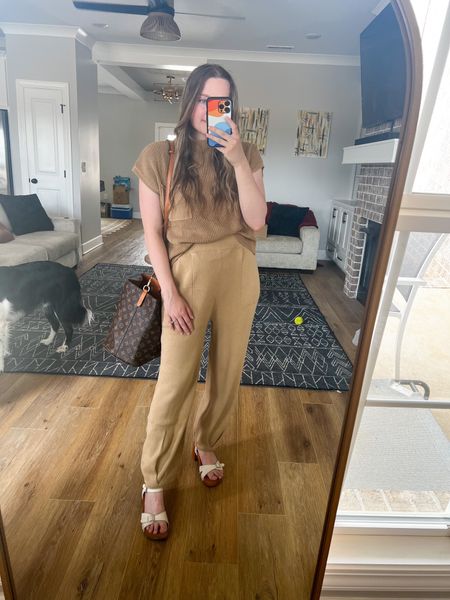 Free people set dupe from Amazon prime wearing a size small
Jumpsuit, matching set, lounge wear, loungewear, casual outfit, travel outfit, neutral fashion, try on, amazon fashion, amazon dupes, amazon style, summer fashion, fall fashion, fall style, transitional fashion 

#LTKstyletip #LTKtravel #LTKSeasonal