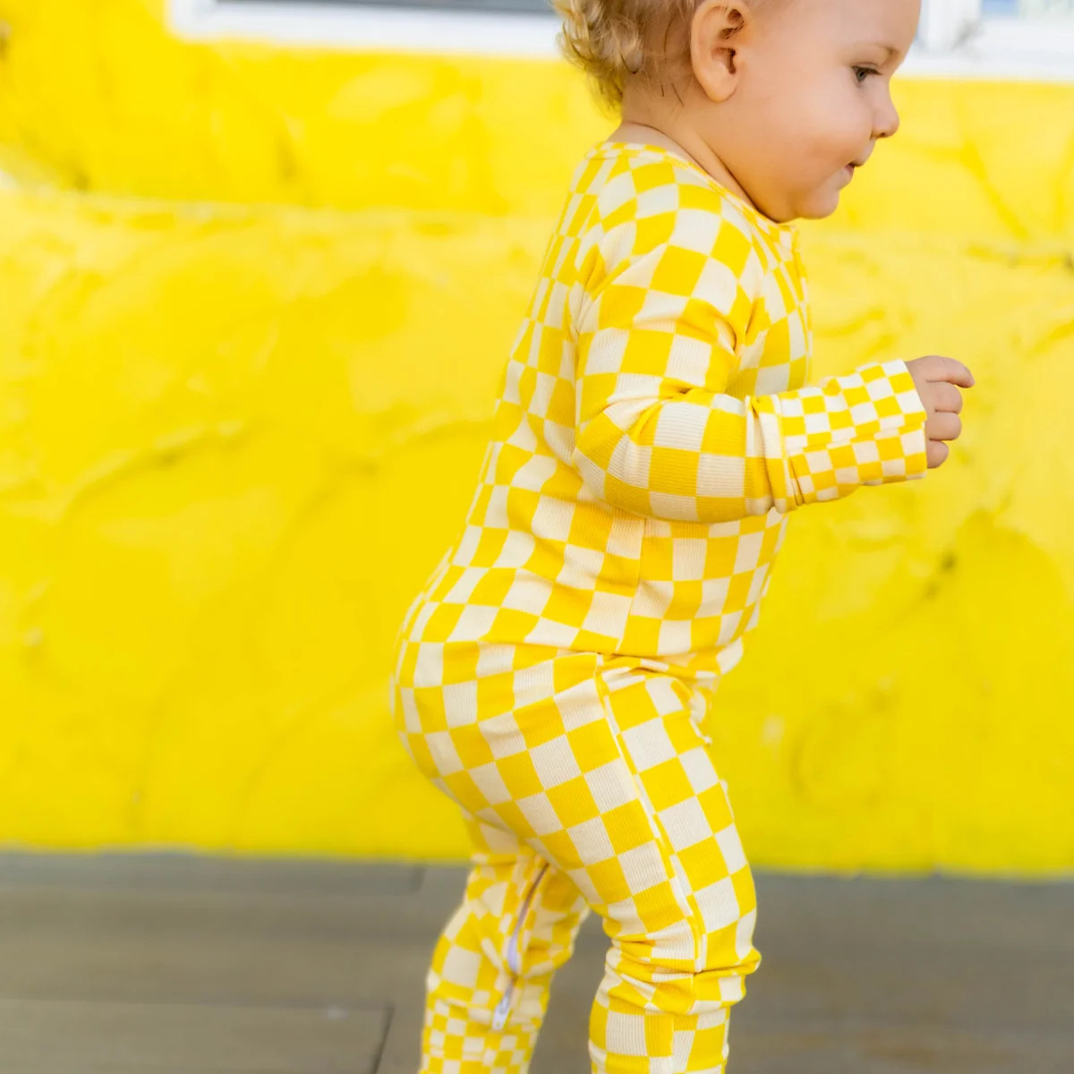 Monster Truck Baby Bamboo Zipper Romper | Staykation | Staykation