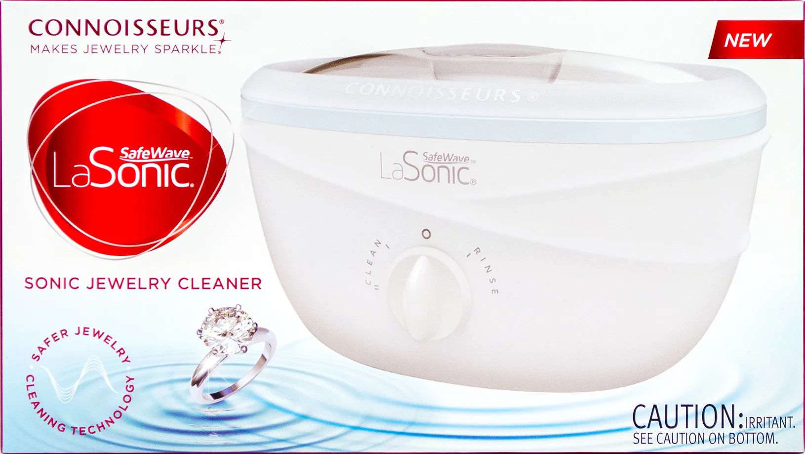Connoisseurs La Sonic Safewave Jewelry Cleaner Machine, Professional Jewelry Cleaning At Home, Sa... | Walmart (US)