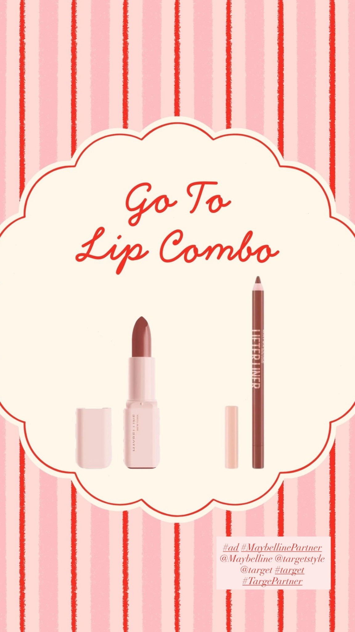 #ad #MaybellinePartner My current lip combo fave is linked here on LTK! @‌Maybelline @targetstyle @‌target #target #TargePartner

#LTKBeauty