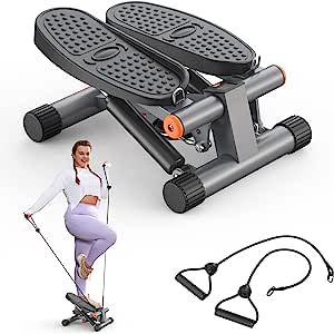 Niceday Steppers for Exercise, Stair Stepper with Resistance Bands, Mini Stepper with 300LBS Load... | Amazon (US)