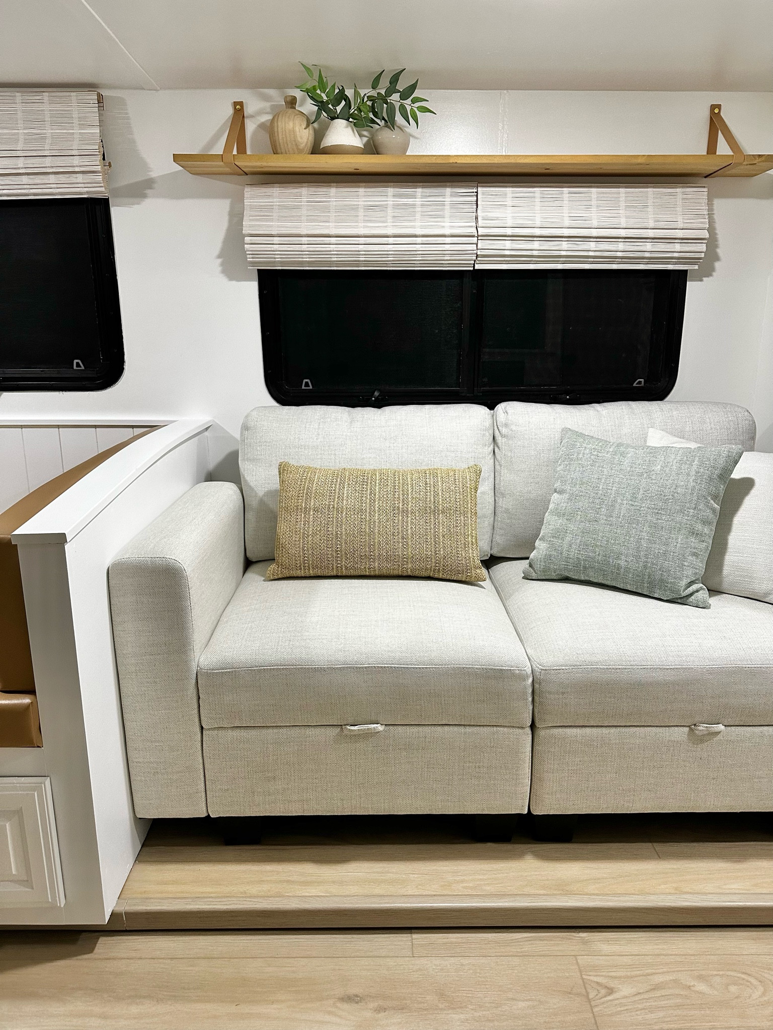 Storage sofa, sofa with storage, travel trailer sofa, rv sofa, rv living room, rv reno, rv remodel, travel trailer remodel

#LTKHome