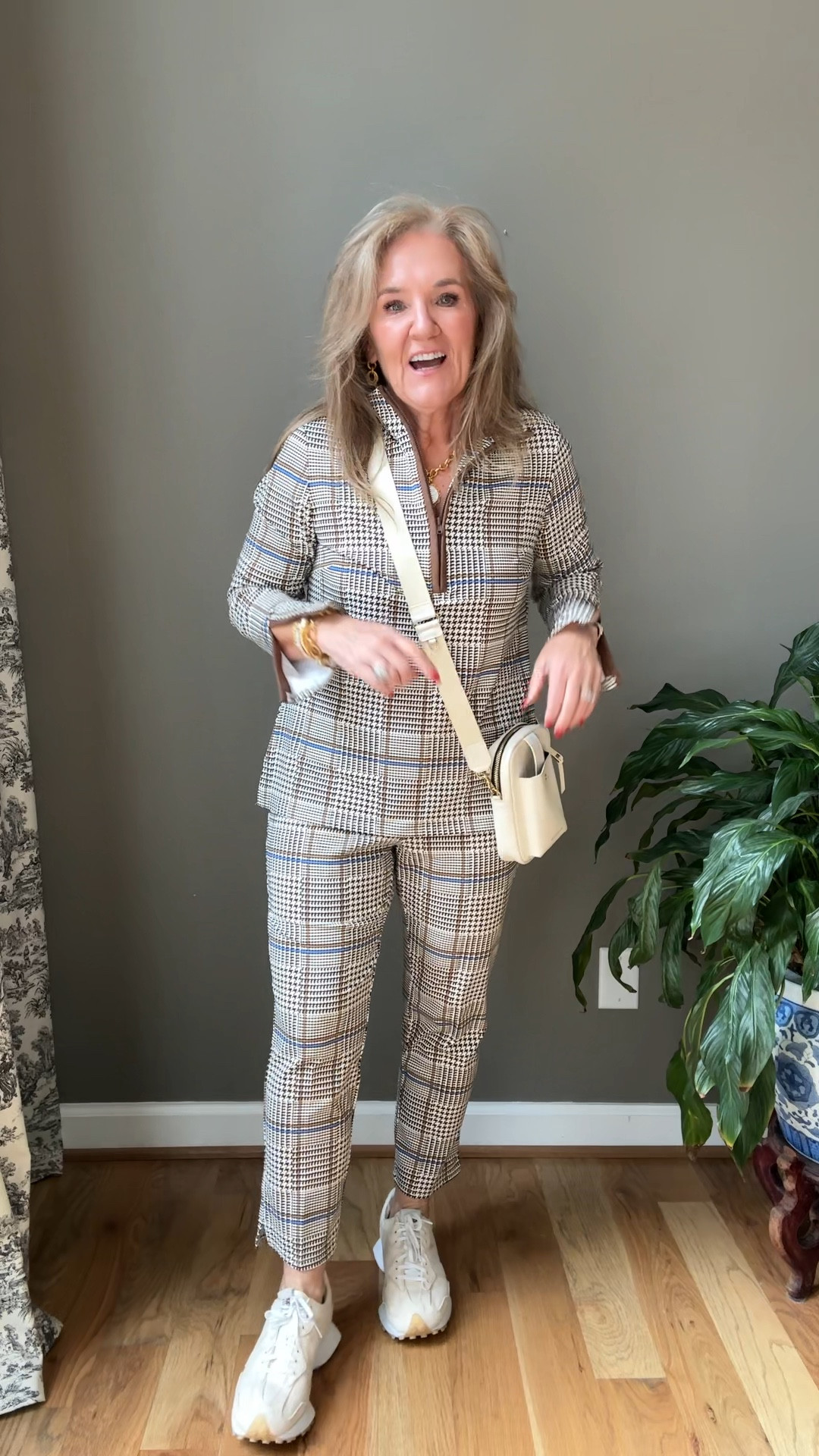 Wearing a large in both pieces. They really are fabulous. Travel outfit touring site seeing class! 

Dillards Jude Connally leather crossbody bag 

#LTKTravel #LTKOver40 #LTKMidsize