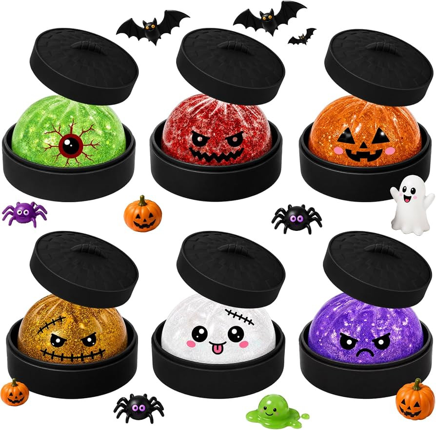 6PCS Halloween Toys for Audlts,Halloween Party Favors Halloween Treat Bags Gifts,Desk Toys | Amazon (US)