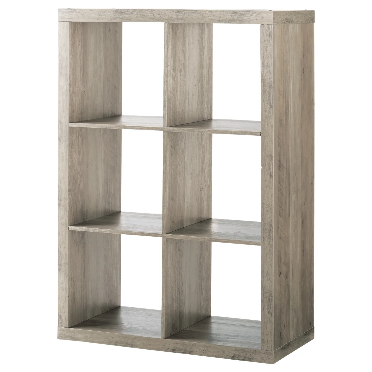 Better Homes & Gardens 6-Cube Storage Organizer, Rustic Gray | Walmart (US)