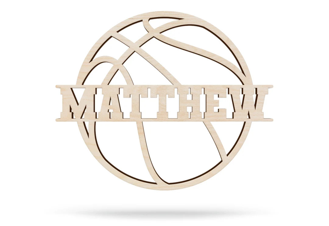 Basketball Sign, Basketball Name Sign, Nursery Decor, Kids Room Decor, Personalized Sign, Boys Ro... | Etsy (US)