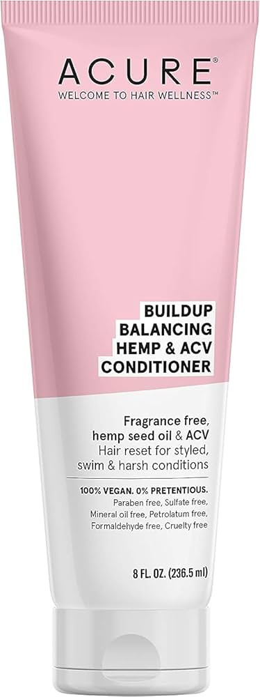 Acure Buildup Balancing Hemp & Apple Cider Vinegar Conditioner | 100% Vegan | Resets & Balances H... | Amazon (US)