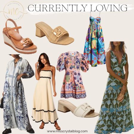 Currently loving these spring dresses and shoes! Perfect for upcoming vacation outfits. 

#LTKover40 #LTKstyletip #LTKtravel