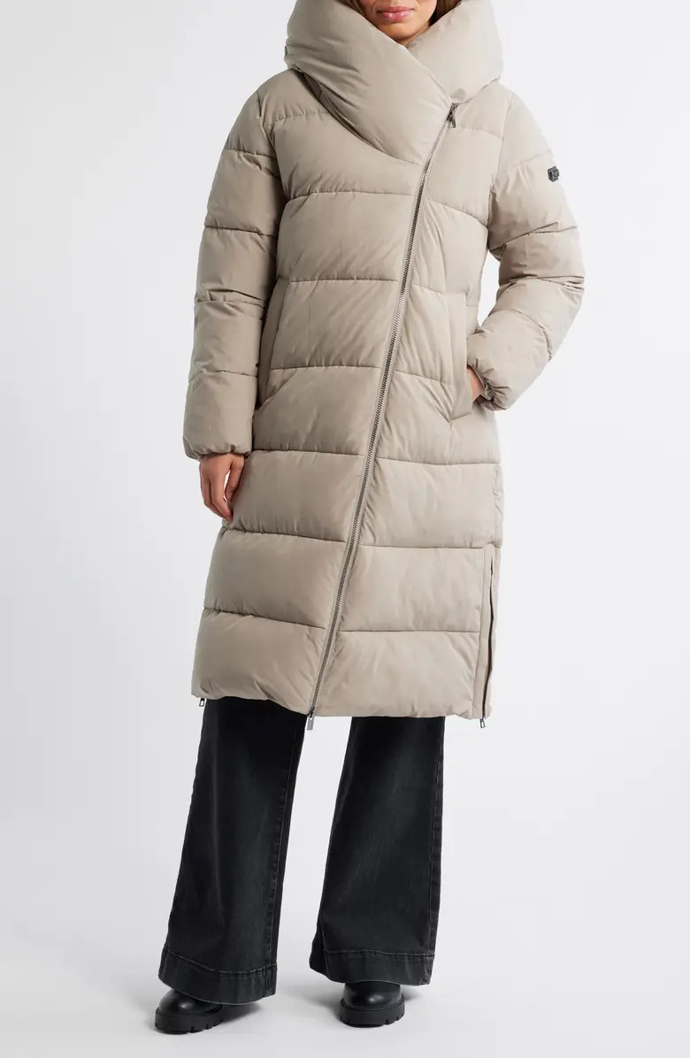 BCBGMAXAZRIA Pillow Collar Hooded Puffer Coat | Nordstrom | Nordstrom