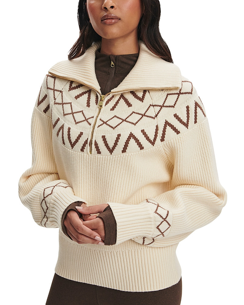 Varley Sigrid Fair Isle Half Zip Sweater | Bloomingdale's (US)