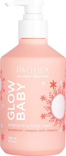 Pacifica Glow Baby Brightening Body Wash – Vitamin C & AHA Exfoliating Body Wash for Glowing Skin, Moisturizing Daily Shower Gel for Dull Dry Skin, Niacinamide & Kakadu Plum, Vegan, 10 oz | Amazon (US)