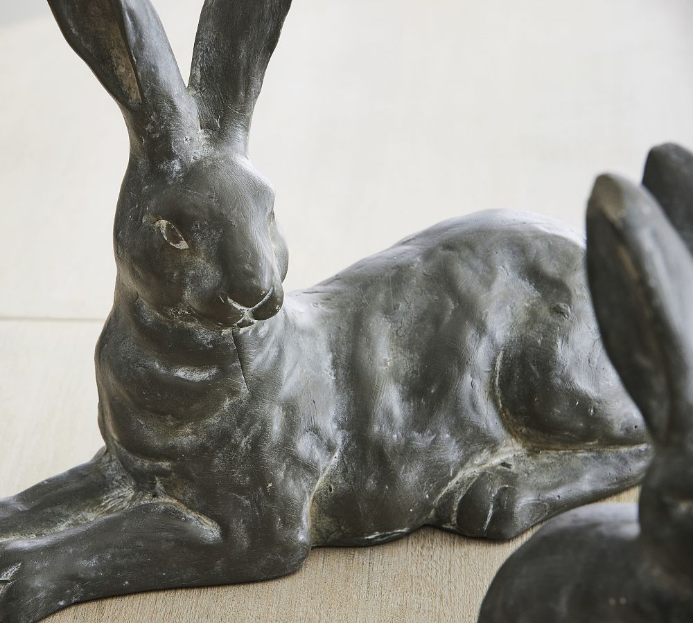 Essex Handcrafted Bunny Sculptures | Pottery Barn (US)