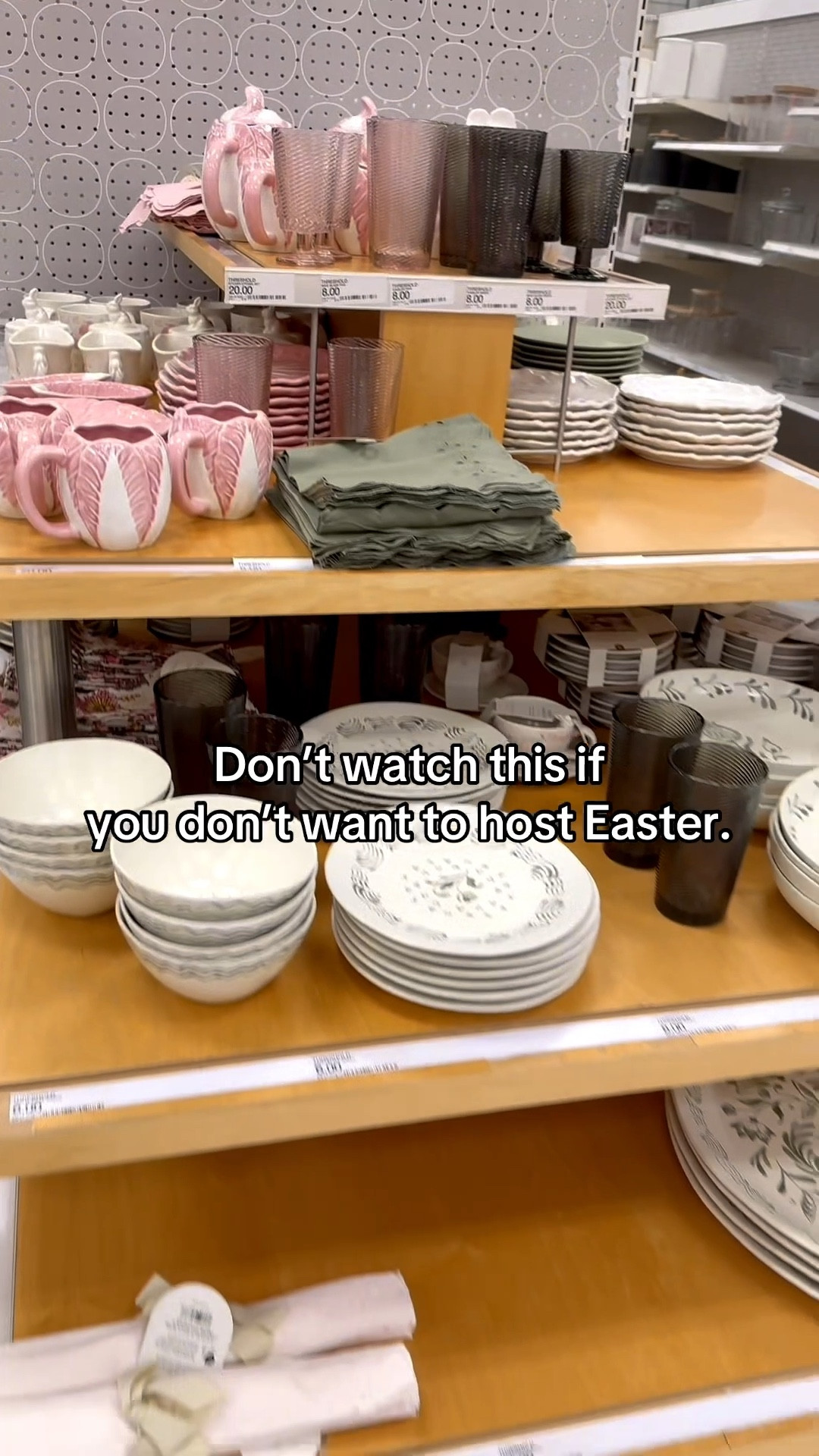 I told you not to watch this… and now you’re hosting Easter 🐰✨

The pastels, the bunny details, the prettiest spring glassware — it’s giving effortless hostess energy without actually being complicated.

If you’ve been waiting for a sign to make the table extra cute this year, this is it.

Don’t say I didn’t warn you 🤍

#LTKSeasonal #LTKmomlife #LTKHome