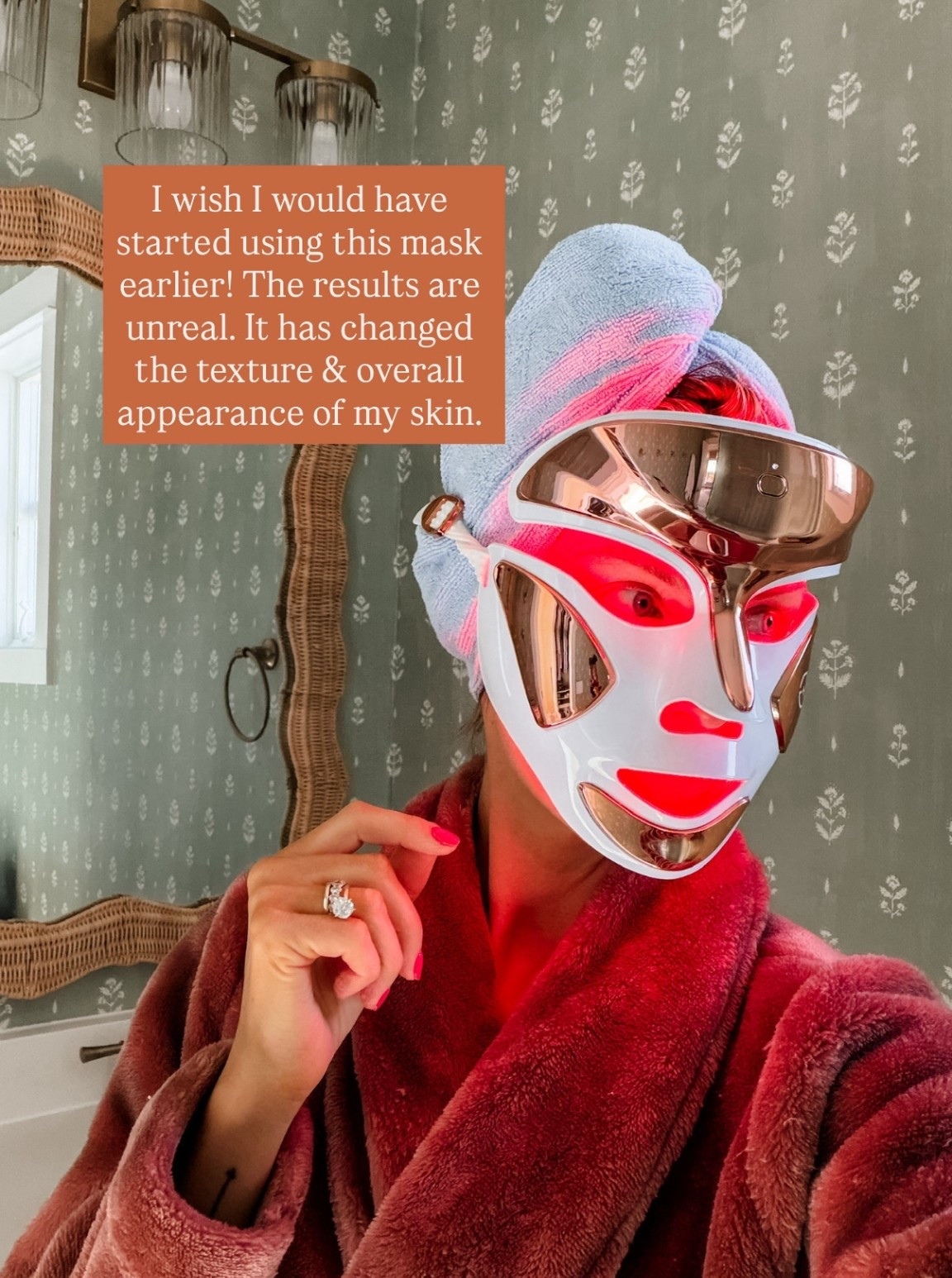This red light therapy mask has definitely been worth the splurge for me! I’ve seen so many benefits in the texture of my skin!

Loverly Grey, red light therapy mask, skincare, beauty finds 

#LTKBeauty #LTKgrwm