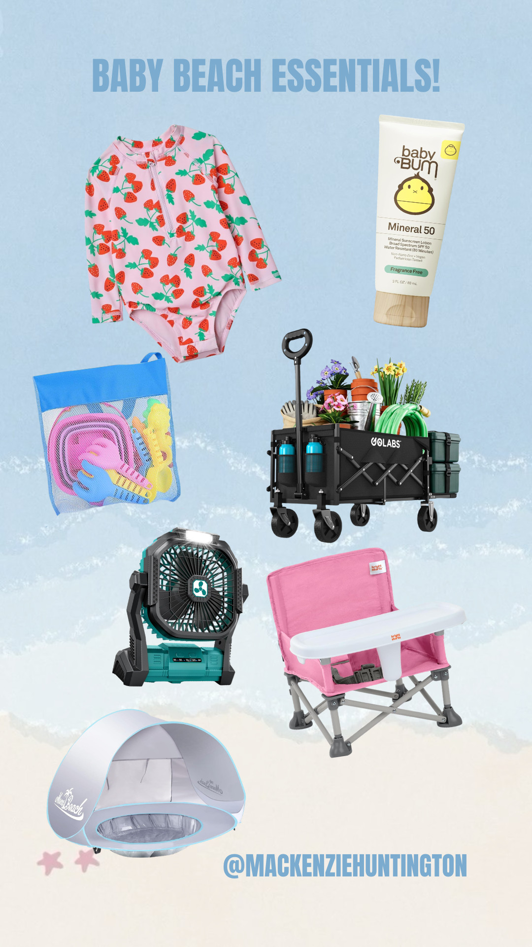 Baby beach essentials! All linked here and on my amazon storefront! 🏖️🌊🐚 

 #LTKmomlife #LTKSeasonal #LTKBaby