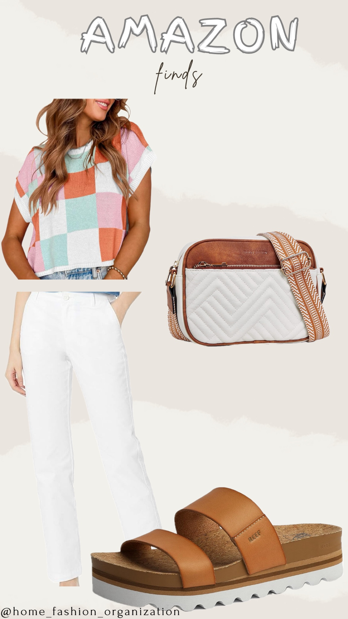 Amazon finds - spring - knit blouse - white purse - reef sandals

#LTKStyleTip #LTKU #LTKFindsUnder100