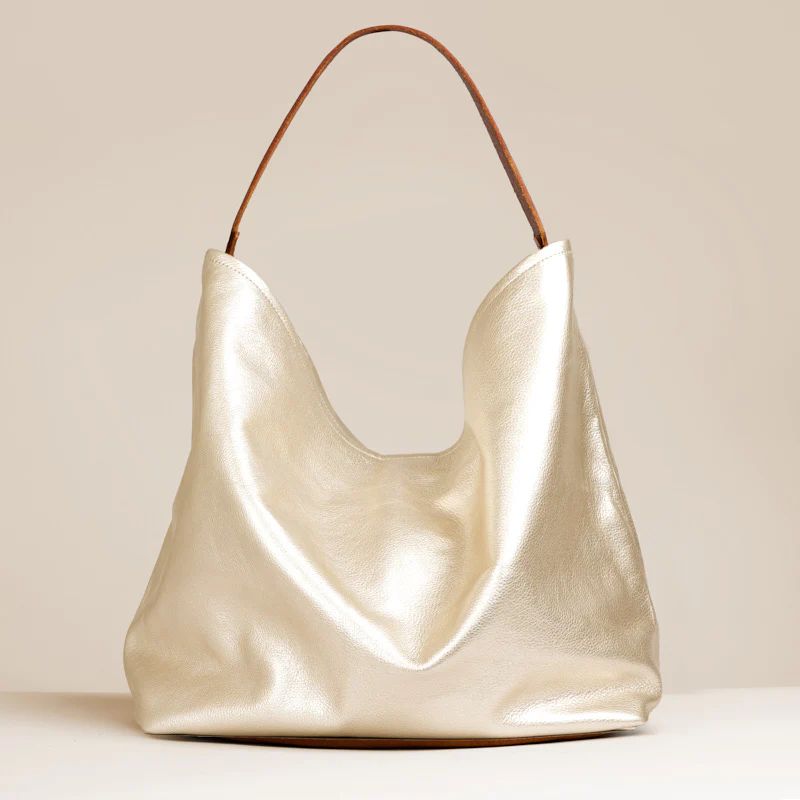 XL Jane - Slouch Bag - Leather Platinum | Parker Thatch