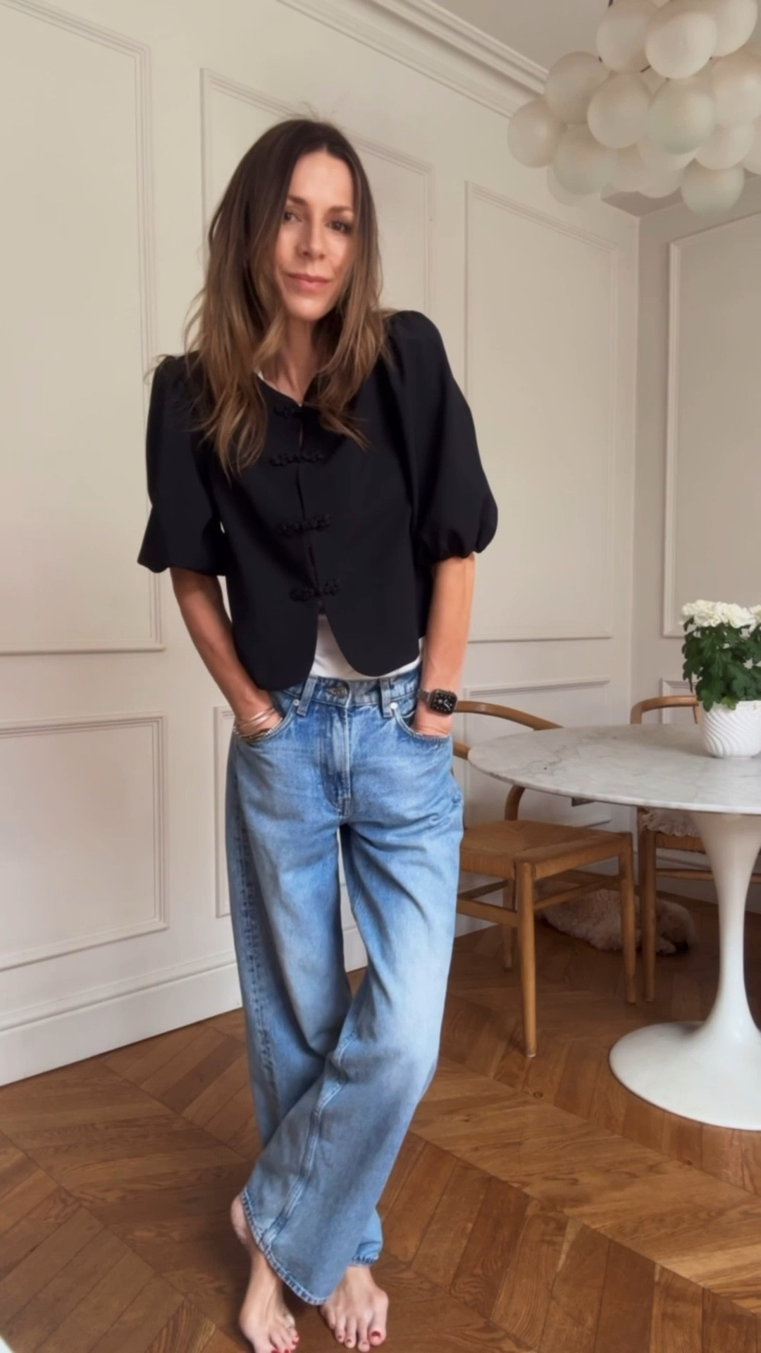 The power of a good pair of jeans and a little black jacket 🖤

#LTKuk #LTKspring #LTKeurope