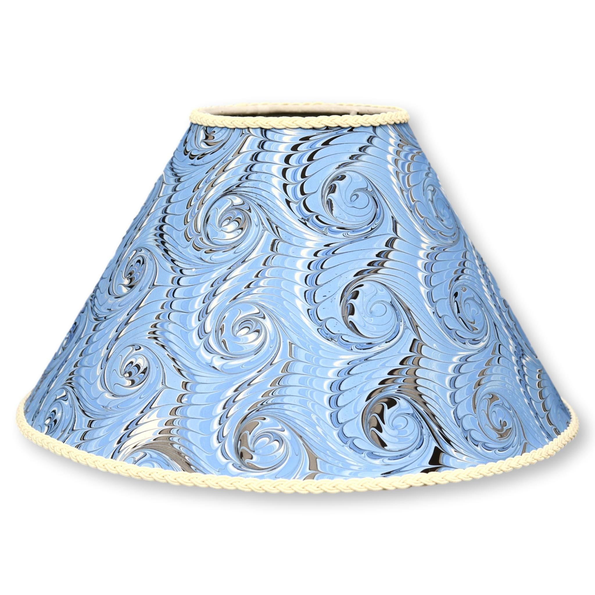 Vintage Hand-Marbled Paper Lampshade | One Kings Lane